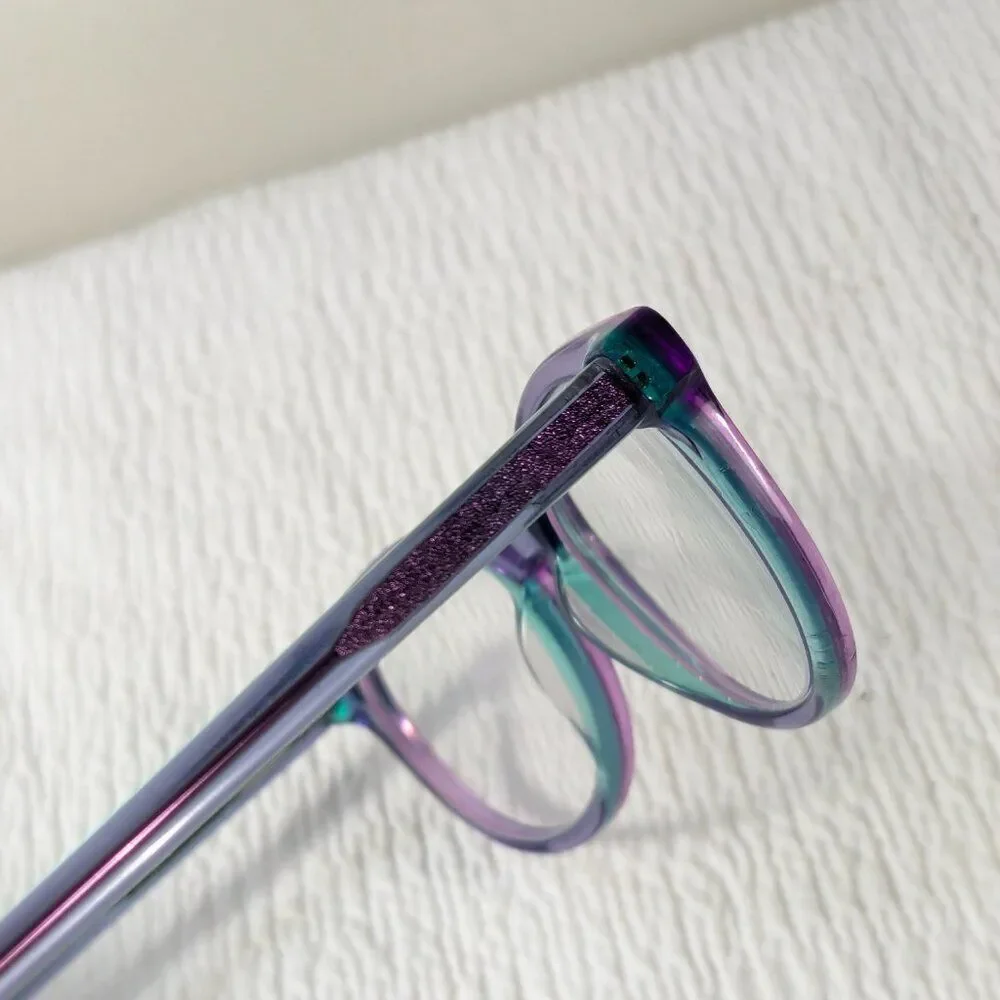 Indi KG 9001 eyeglasses glasses round purple kids youth girls Indigo key hole